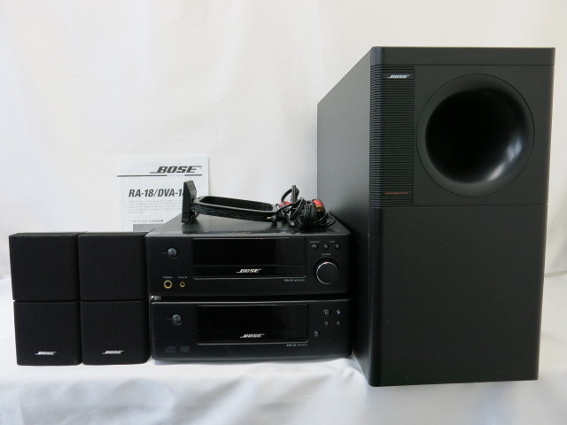 □BOSE AMS-1 Ⅳ 2チャンネルスピーカーシステム AM-5 Ⅲ RA-18/DVA-18